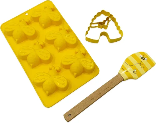 Miniatura 2 de Handstand Kitchen Spring Fling Busy Bee - Juego de 3 piezas para hornear con recetas