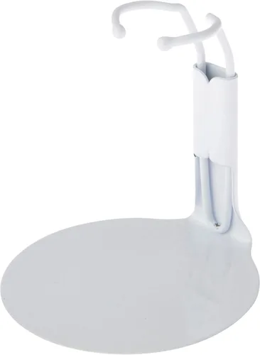 Plymor DSP-20W - Soporte de figura de acción ajustable blanco, se adapta a figuras de acción de 3.75 y 4 pulgadas, la cintura es de 0.75 a 1 pulgada