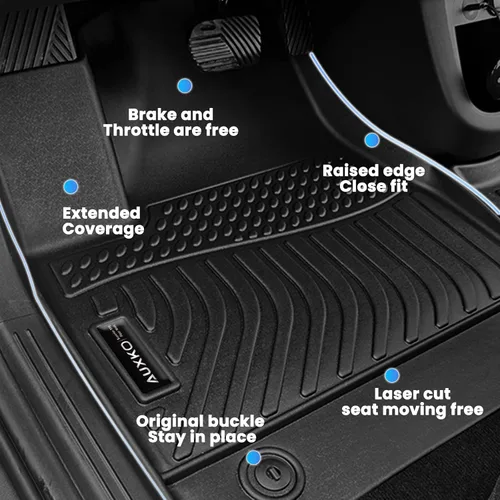 Miniatura 5 de Alfombrillas para todo tipo de clima aptas para Jeep Grand Cherokee (WL incluye 4xe, no WK2 o WL75) 2022-2025 2026 5 asientos solo forros de goma