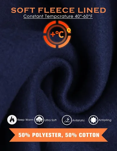Miniatura 2 de Pinspark Pantalones deportivos con forro polar para mujer, para invierno y otoño, pantalones deportivos casuales holgados con bolsillos
