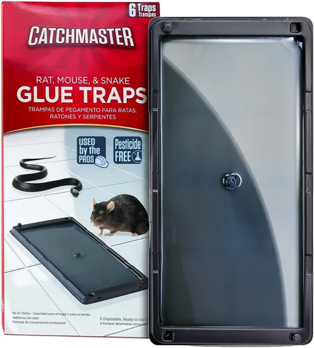 Miniatura 13 de Catchmaster Atrapa y lanza: trampas de pegamento desechables sin contacto y sin ver para interiores, no necesita cebo (paquete de 2), atrapa hasta