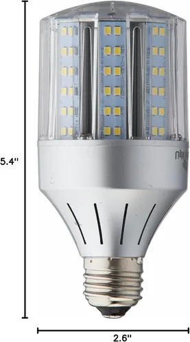 Miniatura 3 de LED-8038E40-A Bolardo/Poste Top Retrofit Luz LED, 14 W, Base E26, 2064 lúmenes, CRI 82.1, 4000K Blanco Natural