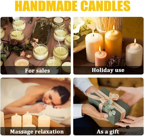 Miniatura 8 de Derretidor de cera para hacer velas, olla de fusión de cera, máquina comercial grande para hacer velas con boquilla de vertido y control