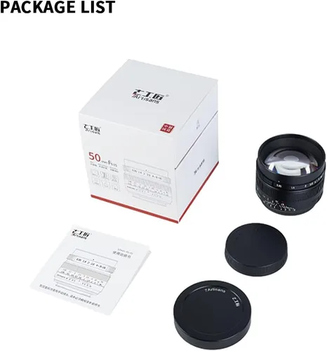 Miniatura 9 de 7artisans Lente fija APS-C de 1.969 in F0.95 de gran apertura manual enfoque APS-C para cámaras sin espejo Sony E-Mount