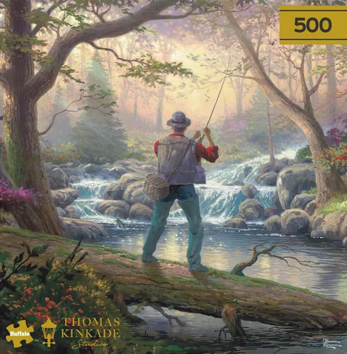 Miniatura 2 de Buffalo Games - Oro - Thomas Kinkade - It Doesn't Get Much Better - Rompecabezas de 500 piezas para adultos - Rompecabezas desafiante perfecto