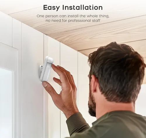Miniatura 7 de Sistema de alarma de seguridad WiFi para el hogar PGST, kit de alarma de seguridad antirrobo inteligente inalámbrica para el hogar DIY de 24 piezas
