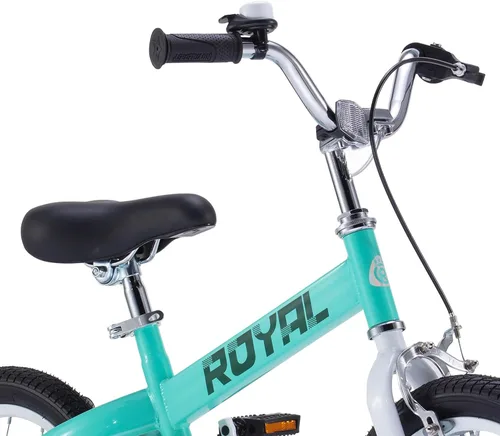 Miniatura 4 de Royalbaby Bicicleta Cubetube para niños de 3 a 9 años, bicicleta para niños pequeños de 12, 14, 16, 18 y 20 pulgadas, con ruedas de entrenamiento