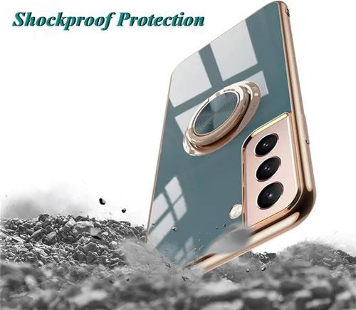 Miniatura 3 de EYZUTAK Caja magnética galvanizada del sostenedor del anillo, 360 grados con el sostenedor del anillo del dedo del metal de la rotación Soporte