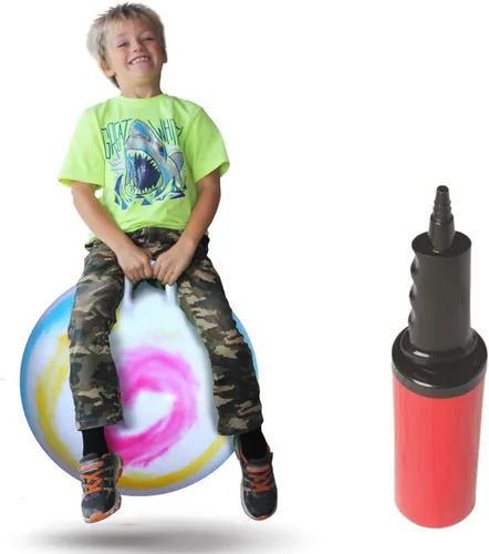 Miniatura 10 de Bola de saltar WALIKI para niños y adultos, bola de saltar de color desteñido, bola para saltar, para carreras de relevo en un día de campo