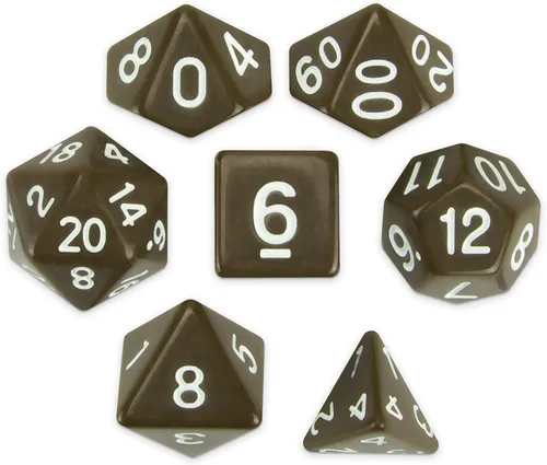 Miniatura 9 de Brybelly Juego de 7 dados poliédricos Series III Wiz - Edición más reciente
