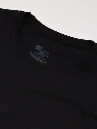 Miniatura 2 de Hanes Ultimate Comfort Fit - Camiseta de algodón elástico con cuello redondo para hombre