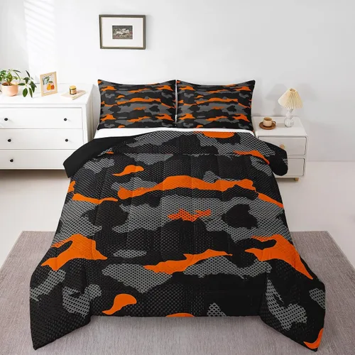 Miniatura 49 de Erosebridal - Juego de funda de edredón con flores de vaca de las Highlands, tamaño Queen, diseño de toro, juego de ropa de cama de ganado vacuno