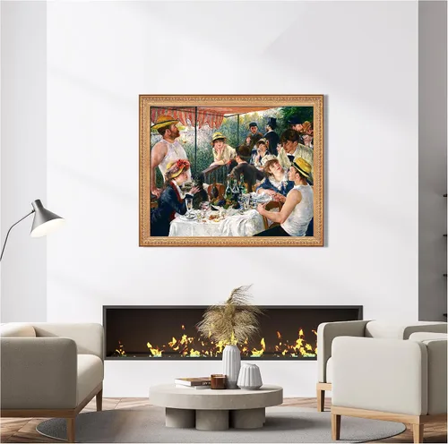 Miniatura 764 de A&T ARTWORK Campo de trigo con cipreses de Van Gogh Las reproducciones de arte clásico mundial, impresiones en lienzo giclée para decoración