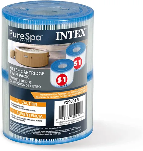 Miniatura 3 de Intex 29011E PureSpa Tipo S1 Cartucho de Filtro de Repuesto de Papel Dacron Heavy Duty Easy Set para Bañera de Hidromasaje Spa para Varios Modelos