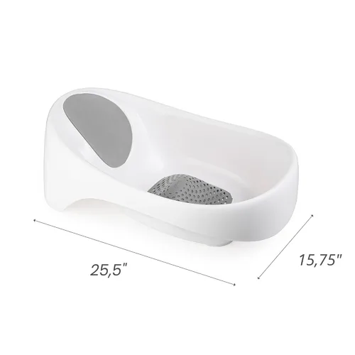 Miniatura 7 de Boon Soak 3 Stage Baby Bathtub - Tina de baño para bebé de 3 etapas Boon - Tina de baño con tres posiciones de soporte para recién nacidos a niños