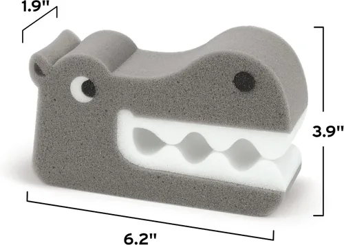 Miniatura 3 de Genuine Fred Mordedores de baño, esponja de baño para niños, hipopótamo