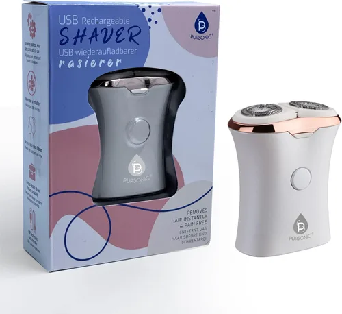 Miniatura 4 de Pursonic Afeitadora recargable por USB para mujer, sin dolor, elimina el vello al instante, maquinilla de afeitar para piernas, bikini, brazos