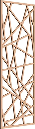 Miniatura 107 de Conway Paneles de pared decorativos de madera con calado, 9 3/8 pulgadas de ancho x 24 3/8 pulgadas de alto x 1/4 de alto, aliso