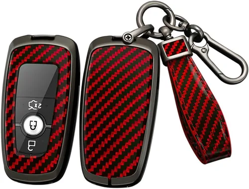 Miniatura 10 de ontto Funda para llavero Ford F-Series Edge Explorer Fusion EcoSport Ranger Escape Raptor Maverick Expedition, funda para llave de automóvil