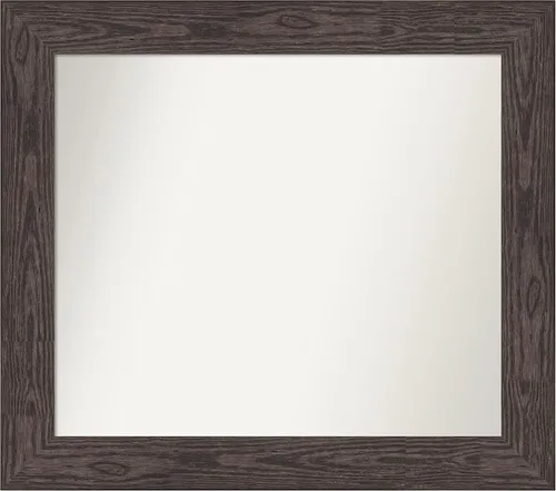 Miniatura 231 de Amanti Art Espejo personalizado, espejo de baño negro puente, espejo de pared o espejo de tocador de baño sobre el fregadero (26 x 26 pulgadas)