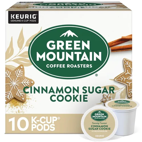 Miniatura 70 de Green Mountain Coffee Selecciones Estacionales de Café Galleta de Canela y Azúcar por Servicio Keurig K-Cup Pods, Café Tueste Claro, 12