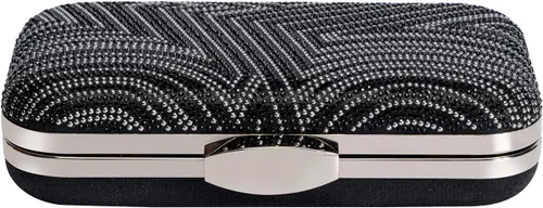 Miniatura 3 de Mulian LilY Bolso de mano con purpurina para mujer, bolsas de noche brillantes, bolso de fiesta de graduación