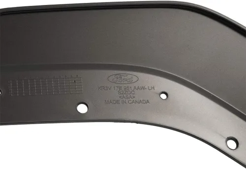 Miniatura 3 de Blue Oval Industries Par de mimbres divisores traseros para Ford Mustang o Shelby GT500 2015-2022, acabado de polipropileno texturizado negro (PP)