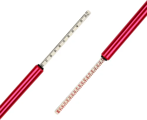 Miniatura 4 de Medidor de neumáticos estilo lápiz de bicicleta 20-120 PSI para uso en camiones, caravanas y neumáticos de bicicleta, color rojo