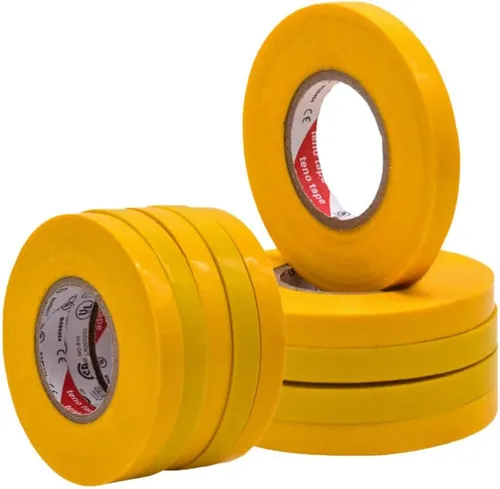 Miniatura 79 de WOD ETC766 - Cinta eléctrica blanca de uso general de grado profesional con núcleo certificado UL/CSA. Cinta eléctrica adhesiva de goma vinílica