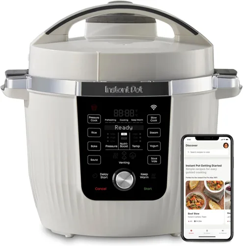 Miniatura 9 de Instant Pot Pro Plus Wi-Fi Smart 10 en 1, Olla a Presión, Olla de Cocción Lenta, Arrocera, Vaporera, Sartén para Saltear, Yogurtera, Calentador