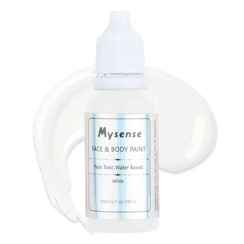 Miniatura 30 de Mysense Pintura facial corporal púrpura pastel, pintura facial lavable a base de agua, pintura corporal crema no tóxica para adultos y niños