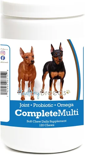 Miniatura 63 de Healthy Breeds Boxer todo en uno multivitamínico suave masticable 120