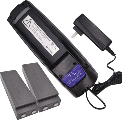 Paquete de 1 cargador de batería de 110 V tipo 434 + (paquete de 2) baterías Scanreco 592 para batería Scanreco EEA4291/434 EEA2512/RC400/590/960 de
