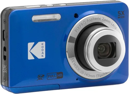 Miniatura 2 de Kodak PIXPRO FZ55 Friendly Zoom - Cámara digital con tarjeta de memoria de 32 GB, bolsa para cámara, trípode, software de edición de fotos, lector