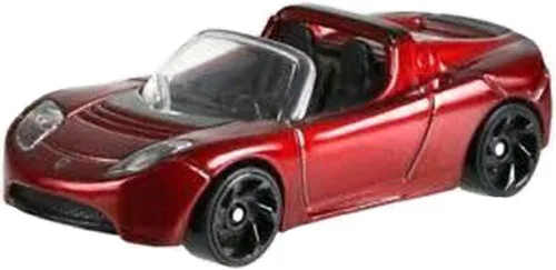 Miniatura 2 de Hot Wheels 2019 Saludos desde Space '08 Tesla Roadster, Granate