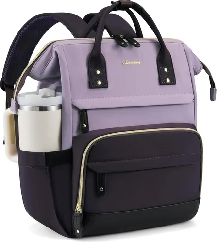 Miniatura 12 de LOVEVOOK Mochila para Laptop para Mujeres, Mochilas de Trabajo y Negocios de 17 Pulgadas Bolso con Gran Capacidad, Bolsa de Enfermera Impermeable