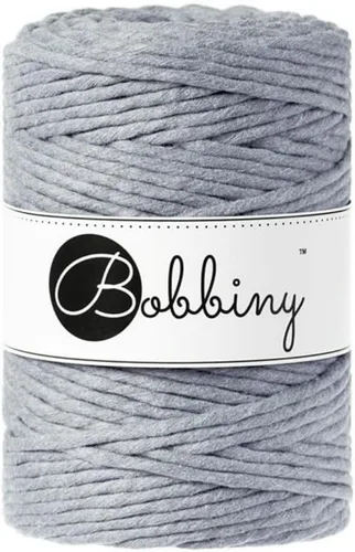 Miniatura 14 de Bobbiny Cordón de macramé XXL de 0.197 in de una sola capa (aguamarina), 108 yardas/330 pies (100% algodón reciclado)
