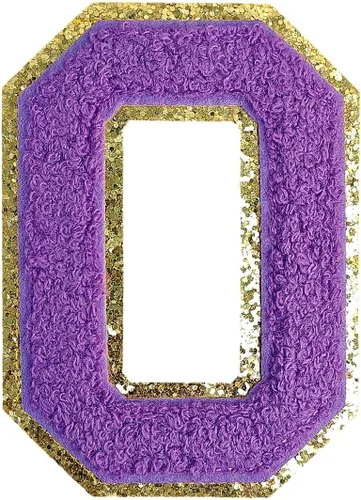 Miniatura 28 de GYGYL - 3 parches de letras deportivas de felpilla con purpurina, parches para planchar de tamaño grande para decoración de disfraces
