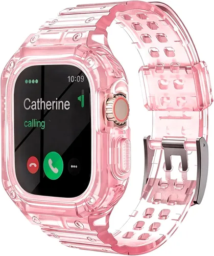Miniatura 15 de Compatible con Apple Watch Band transparente de 1.929 in 1.811 in 1.772 in 1.732 in 1.654 in 1.614 in 1.575 in 1.496 in para mujeres y hombres