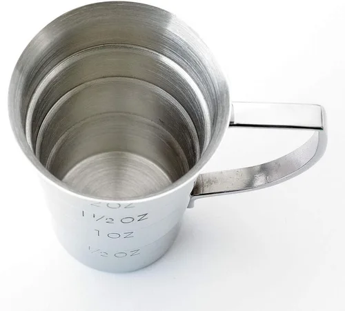 Miniatura 5 de Barfly M37108 Jigger, 2 oz, inoxidable con mango Acero inoxidable con mango