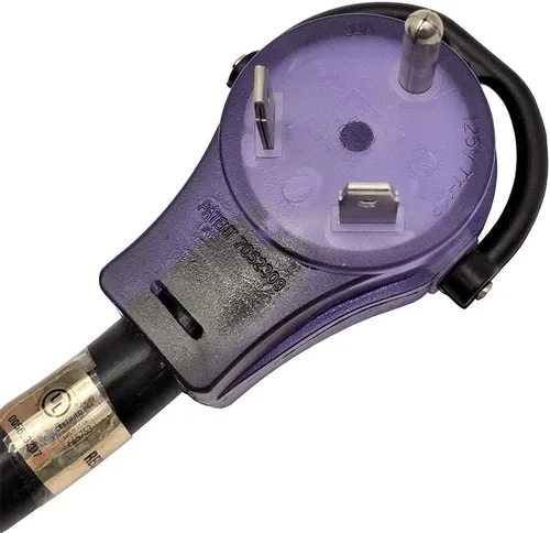 Miniatura 2 de Parkworld Cable de extensión RV 30A NEMA TT-30 con mango, Camper 30amp TT-30P a TT-30R (25 pies)