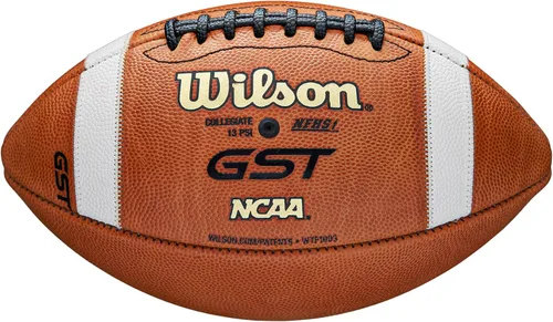 Miniatura 2 de Wilson GST1003 Juego de cuero de fábrica de fútbol defecto/imperfección - Tamaño oficial, marrón