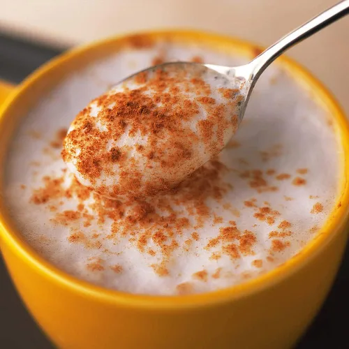 Miniatura 4 de IQCWOOD Cucharas de té helado de mango largo, cucharas de café de acero inoxidable para mezclar cócteles, juego de 4