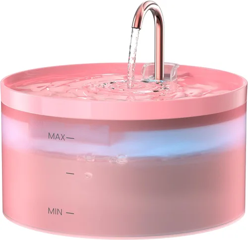 Miniatura 11 de Fuente de agua para gatos: fuente para gatos de 108 oz/3.2 L, dispensador de bebida súper silencioso para mascotas, fuentes de agua para gatitos
