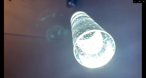 Miniatura 9 de OKELI Lámpara colgante moderna, luces LED de cristal de burbujas para isla de cocina, mini luces cromadas para isla de cocina, bar, 6 W, 6000 K, ETL