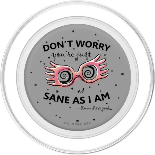 Miniatura 2 de Harry Potter Luna Lovegood Spectrespecs PopSockets MagSafe PopGrip negro para iPhone