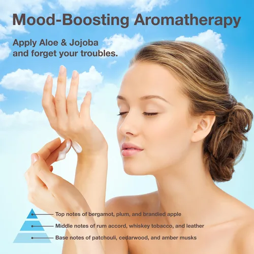 Miniatura 4 de Crema de manos de aromaterapia para piel seca – Crema de manos de manteca de karité para mujeres y hombres con un aroma de aloe y jojoba despertar