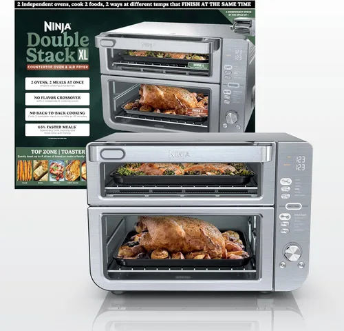 Miniatura 11 de Ninja SP201 Horno Digital de Aire y Freidora Pro de 8 en 1 de Encimera con Altura Extendida, Capacidad XL, Capacidad de Voltear Hacia Arriba