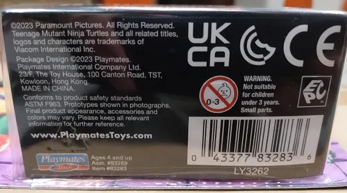 Miniatura 7 de Teenage Mutant Ninja Tortugas: Mutant Mayhem 4.25" Michelangelo Figura de acción básica por Playmates Toys