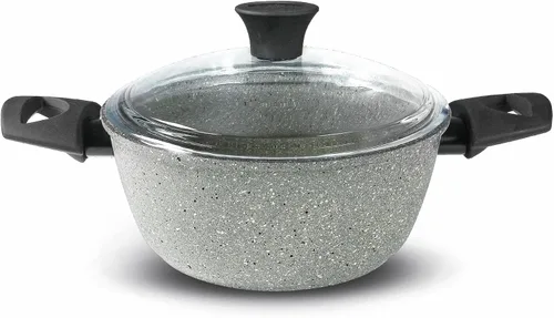Miniatura 4 de Flonal Pepita Bronze Juego de utensilios de cocina antiadherentes de aluminio forjado de 8 piezas (gris)